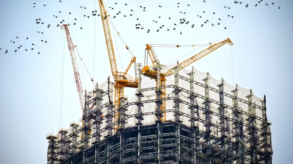 cranes and contruction