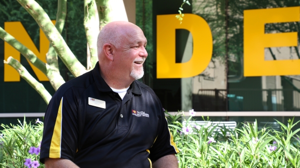 ASU advising leader Casey Self on ASU's Downtown Phoenix campus