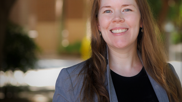 Portrait of ASU Assistant Professor Audrey Comstock.