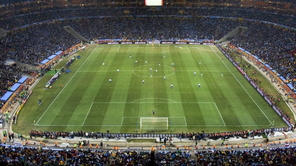 Soccer stadium in South Africa