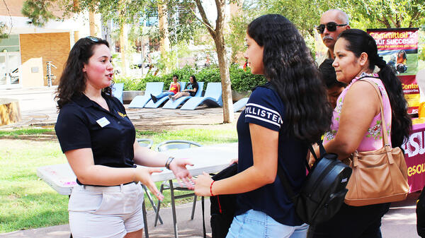 Students and families at ASU's Future Sun Devil Family Day