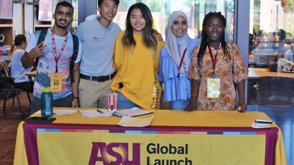Global Launch student ambassadors.