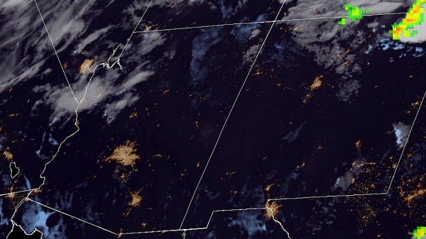 Satellite image of Arizona