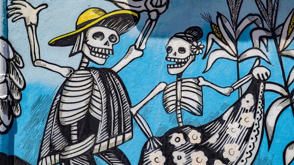 Day of the Dead graffiti