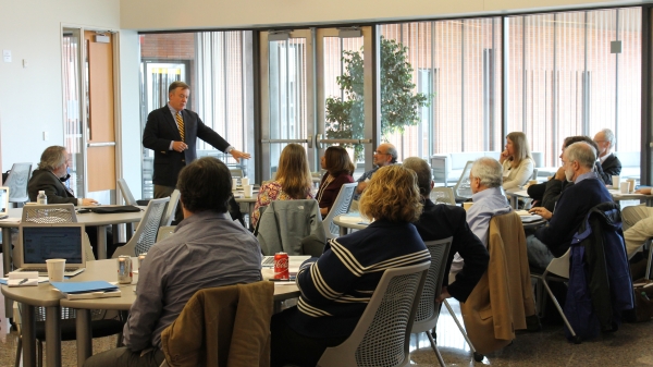 Dr. Crow addresses Responsible Innovation Workshop at ASU