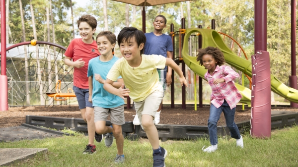 Children on a playground