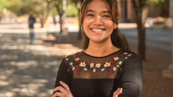 Portrait of ASU student Lezxandra Saguid.