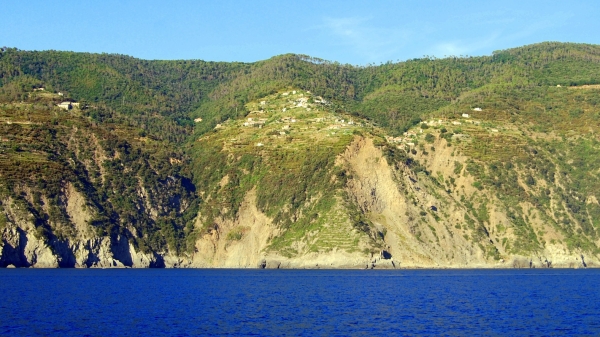 photo of coast in Liguria, Italy