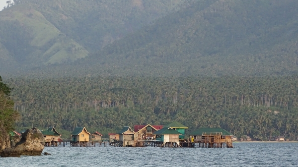 Sama village on the water.