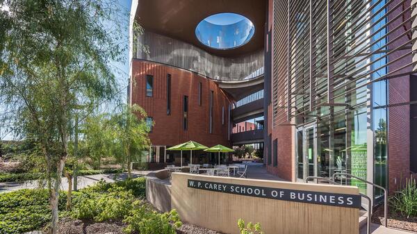 Exterior of McCord Hall on ASU's Tempe campus.