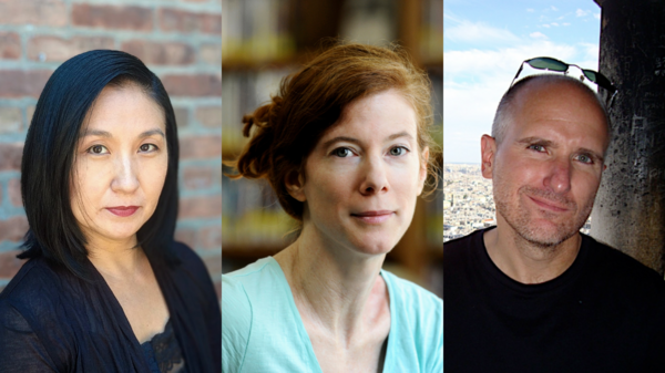 Collage of portraits of ASU faculty members (from left to right) Marianne Kim, Miriam Mara and Stephen Toth.