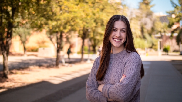 Portrait of ASU student Cora Baron.