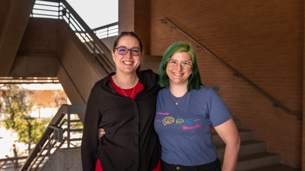 Portrait of ASU lecturers Shannon Eaton and Rachel Bristol.