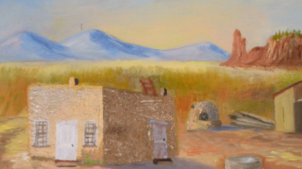 Painting by Gertrudes Chávez