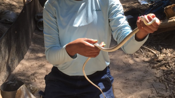 Lauren Nicole Jackson interned doing research at San Pedro River Preserve