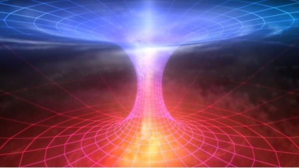 Digital graphic of quantum phenomenon.