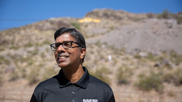 portrait of man in front of ASU's "A" Mountain