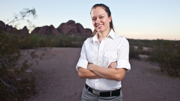 ASU College of Letters and Sciences outstanding graduate student Sarah Muench