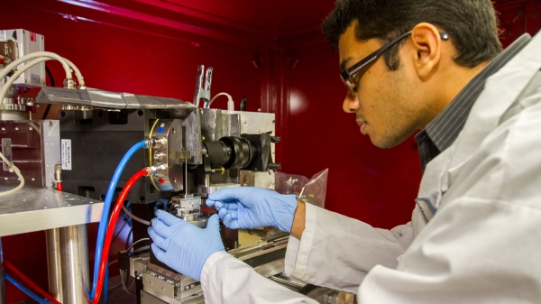 Shashank Kaira works in Professor Nik Chawla's Center for 4D Materials Science