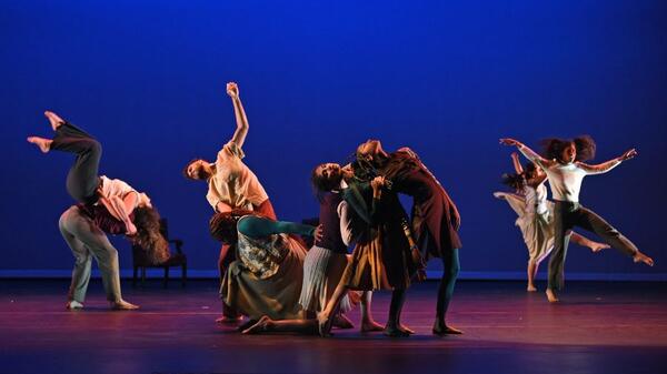 People dancing onstage.