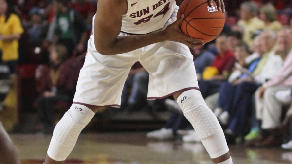 Sai Tummala in an ASU men's basketball game