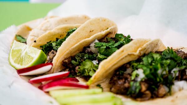 photo of street tacos