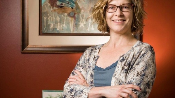 Portrait of Tamera Schneider, chair of the ASU Department of Psychology.