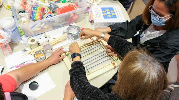 Navajo teacher training event at the Polytechnic campus