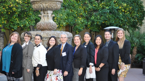 Undergraduate Academic Success Program and First-Year Success Center team members, with University College dean