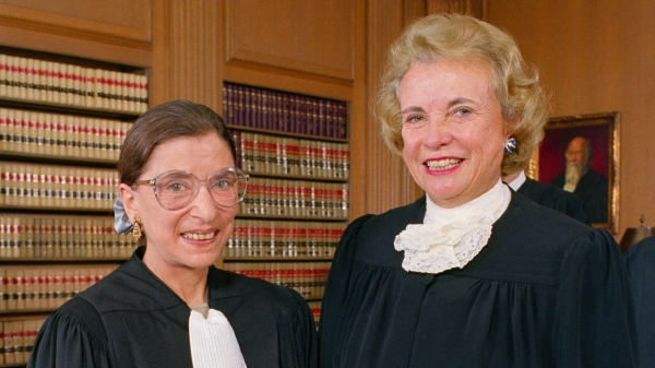 Ruth Bader Ginsburg and Sandra Day O'Connor