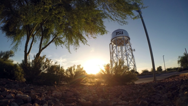 Water tower at the ASU Polytechnic campus.