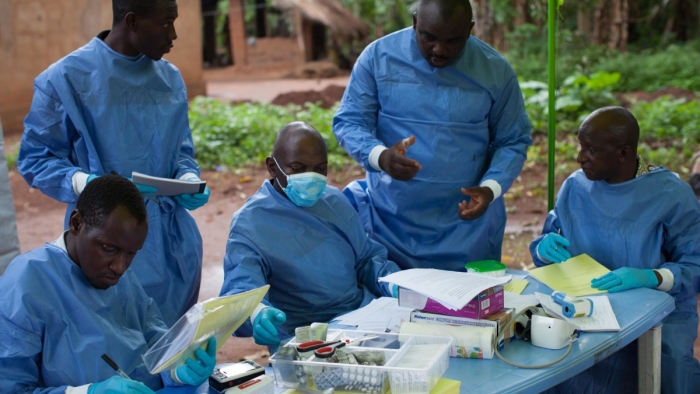Testing for Ebola in Africa 