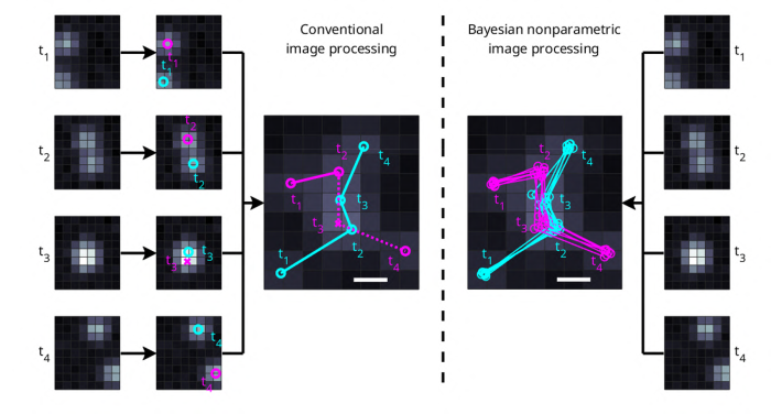 Conceptual comparison between widely available tracking frameworks and BNP-Track.