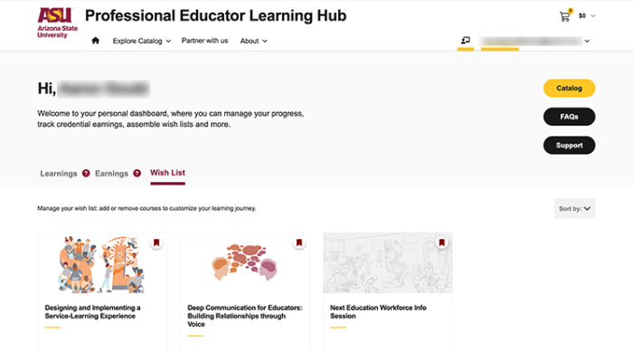 Graphic illustration depicting how an online education platform works.