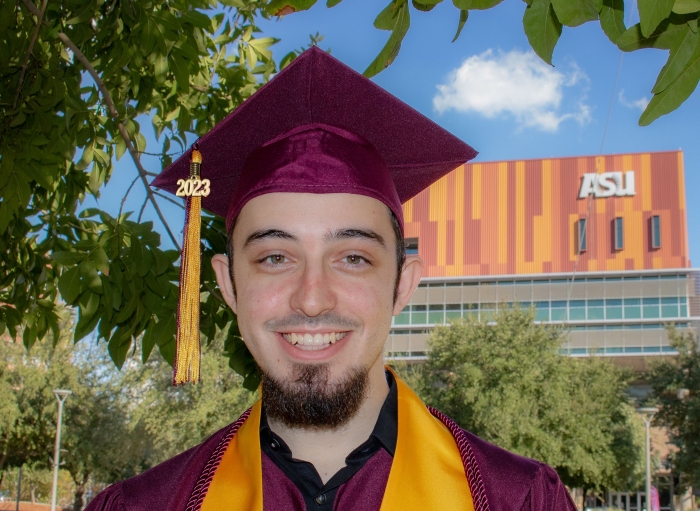 Christopher Weddingen, fall 2023, Outstanding Graduate, School of Public Affairs, Watts College