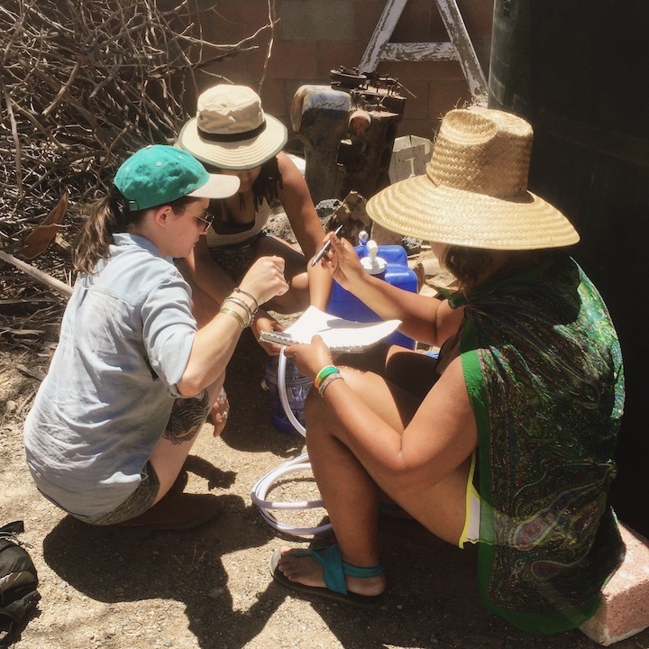 Women in the desert