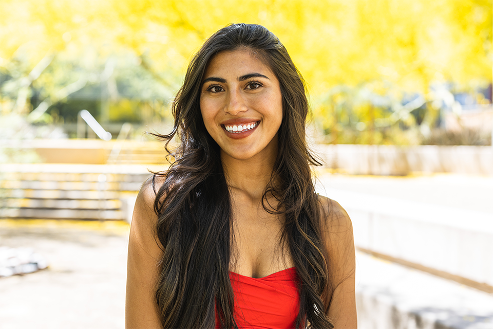 Portrait of ASU student Ariana Afshari.