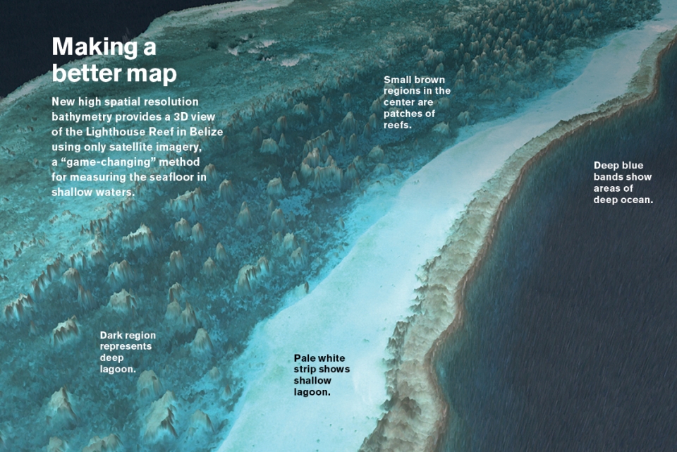 Infographic about mapping the ocean floor