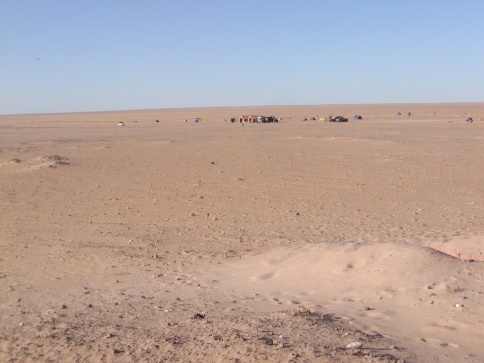 Gobero dig campsite, Niger, Africa