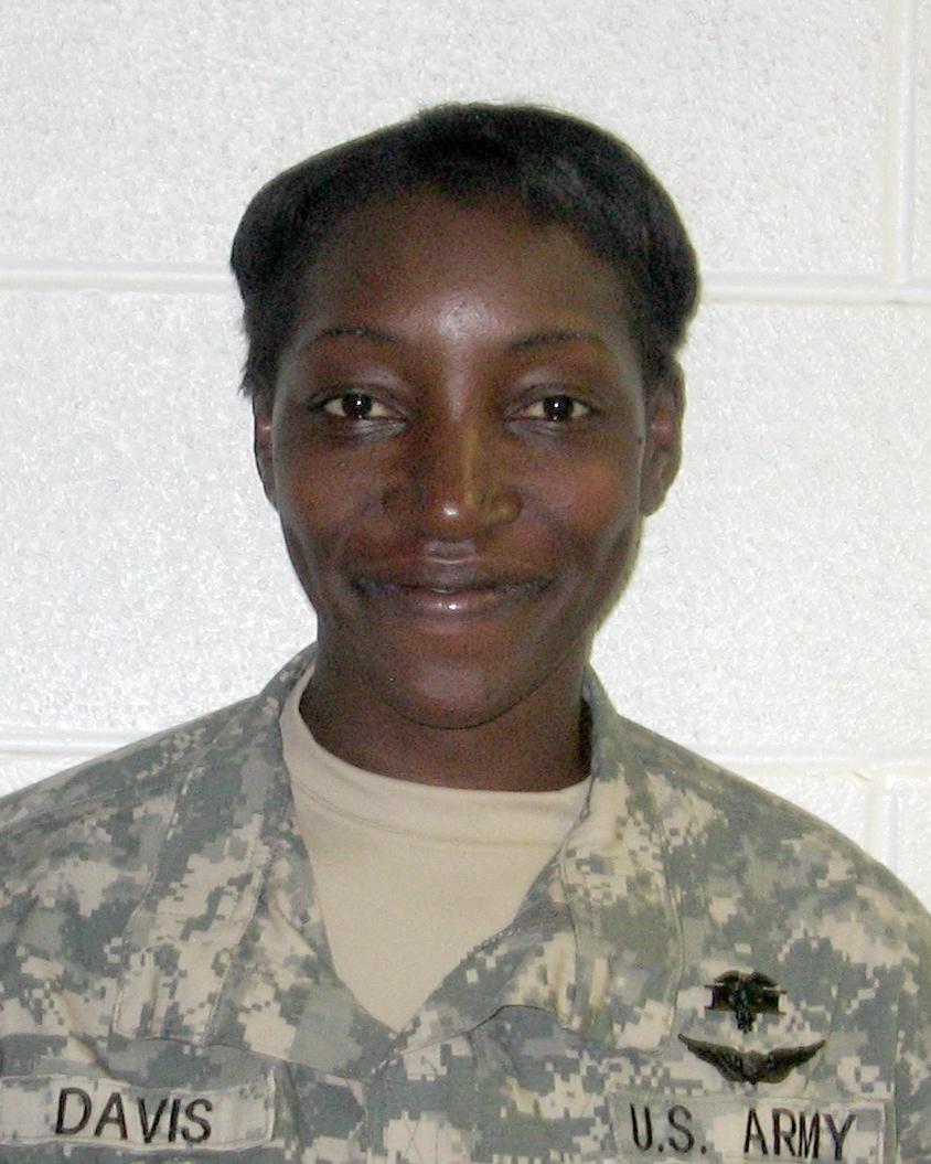 Army staff sergeant medic Carletta Davis