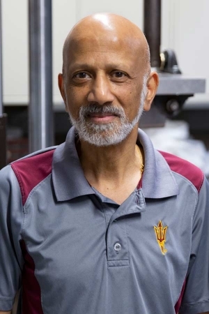 Portrait of Subramaniam “Subby” Rajan, a civil engineering professor at ASU.