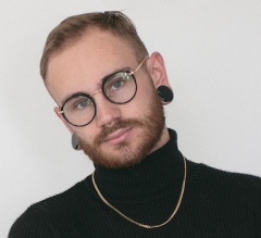 Student in glasses and black turtleneck