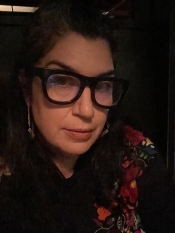 woman in glasses