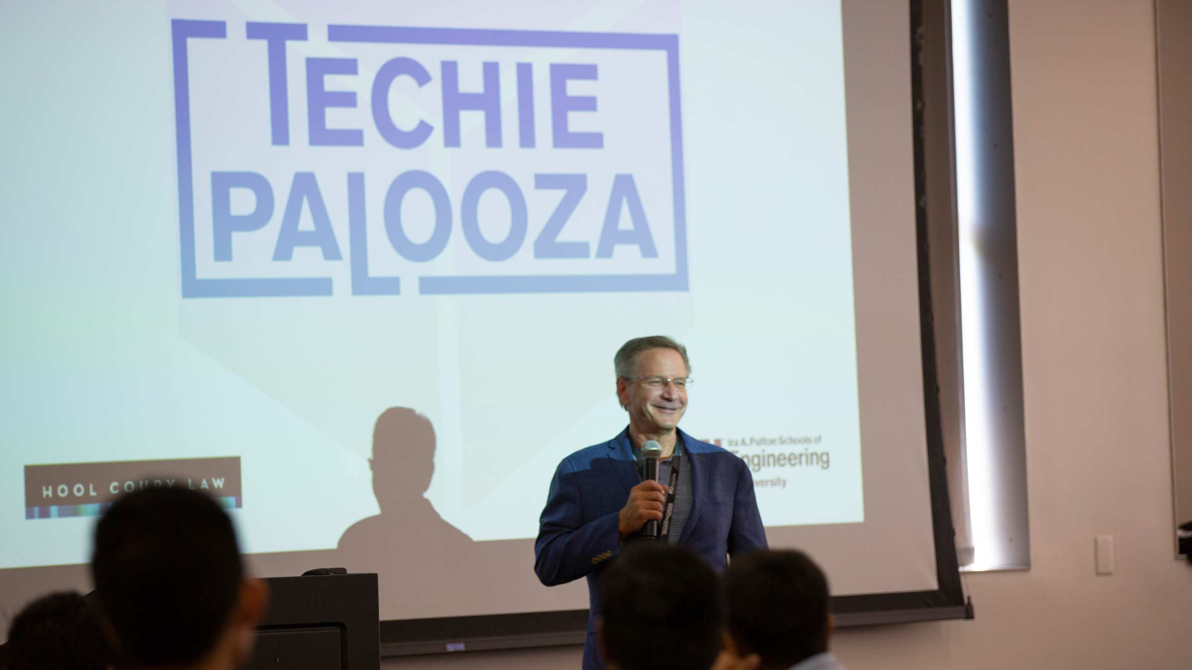 Michael Hool speaking at Techiepalooza