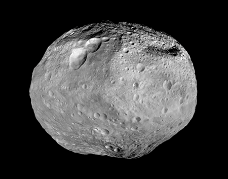 NASA image of Vesta asteroid