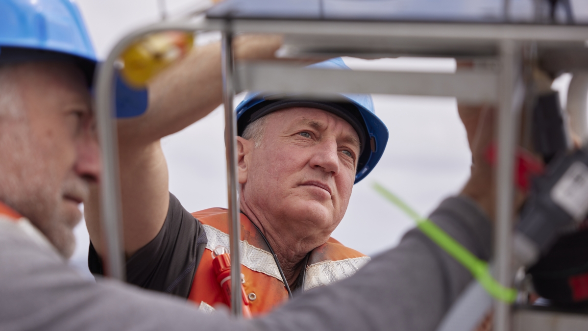 People on a construction site