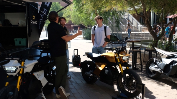 Electric motorcycles at the Carbon Summit