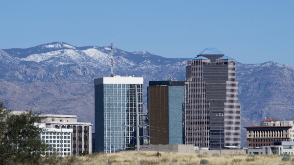 Tucson skyline.
