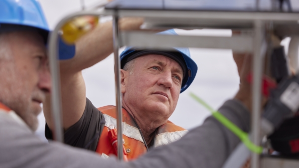 People on a construction site