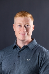 Drew in a polo shirt